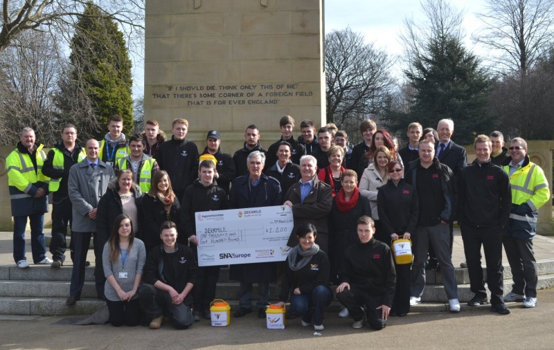 Willmott Dixon Partnerships' force of apprentices are raising money for Dekamile to celebrate National Apprenticeship Week (3-7 March)