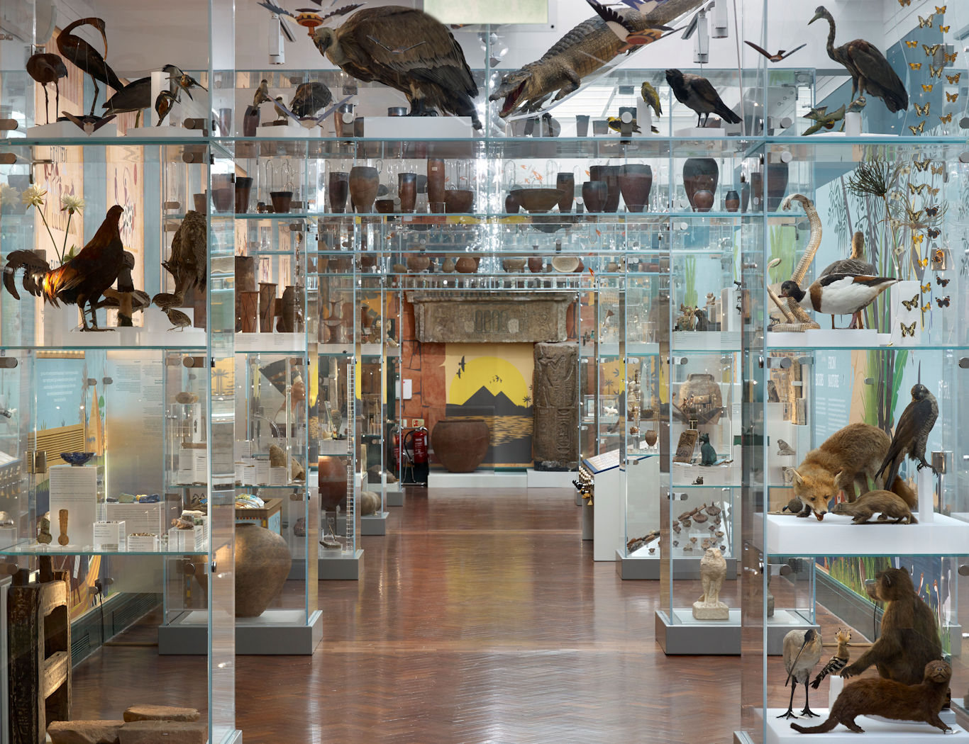 Bolton Museum - internal Egyptian artefcts corridor mid.jpg