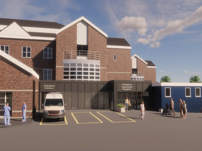 Dorset County Hospital emergency department expansion