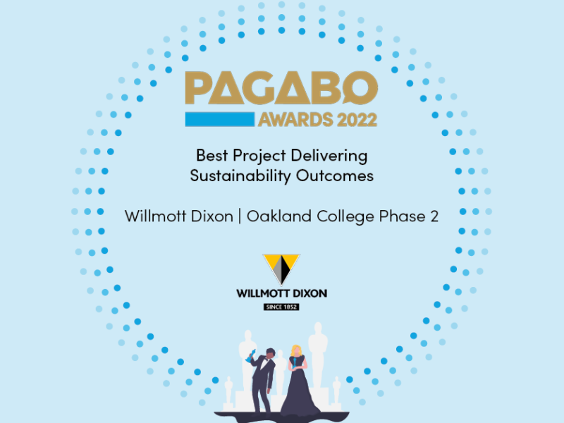 ‘Best Project Delivering Sustainability Outcomes’ at 2022 Pagabo awards