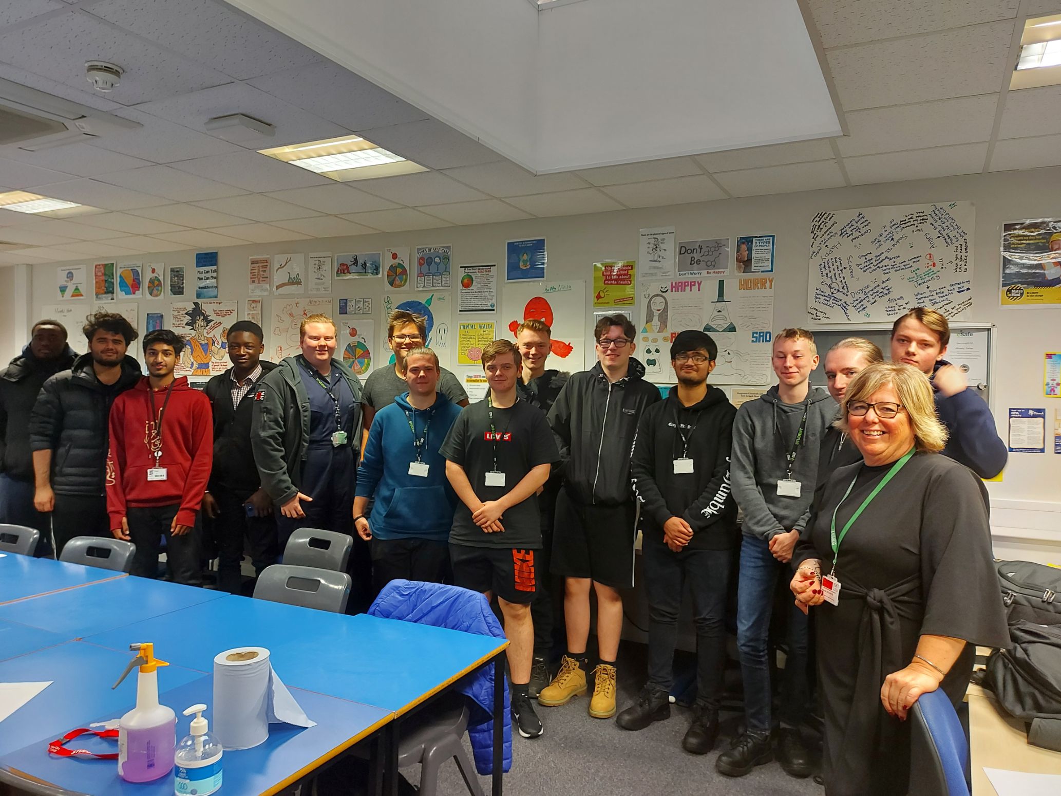 Havering College students see construction in action Willmott Dixon