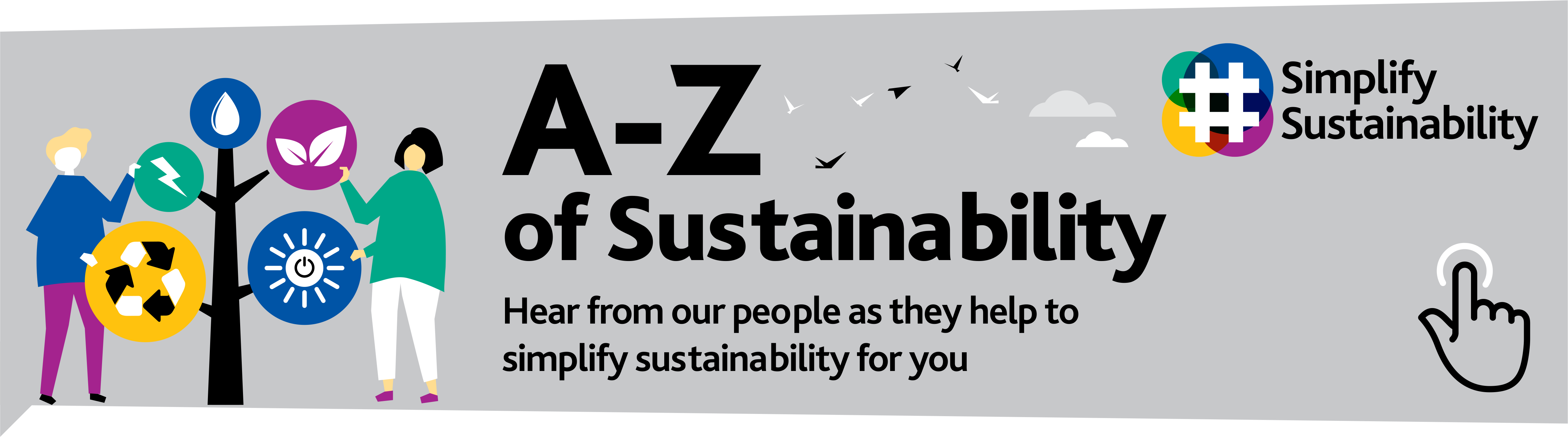 Click here to find our A-Z of sustainability
