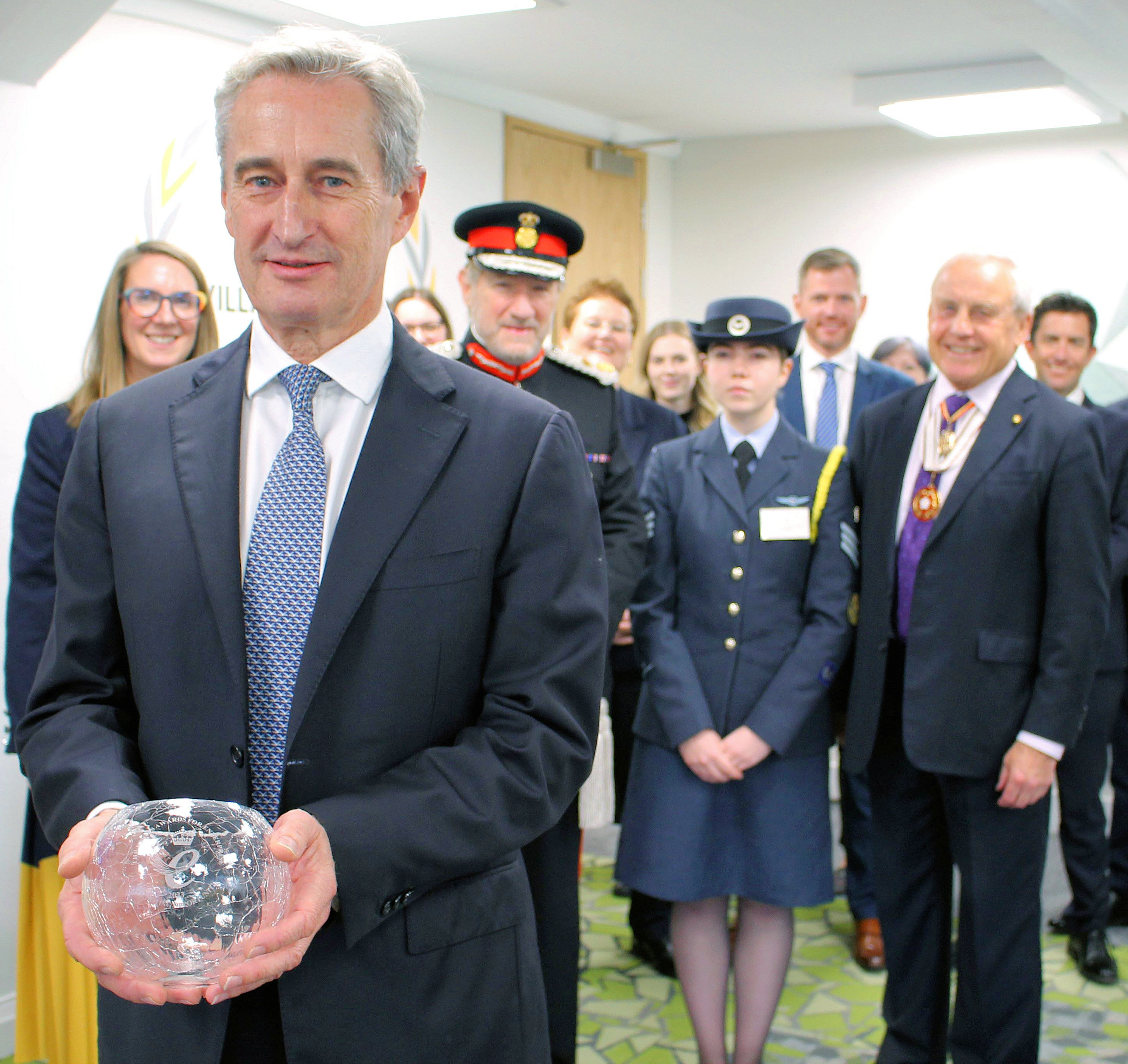 King's Award for Enterprise presentation 2023 Rick with award mid.jpg