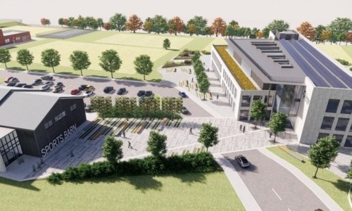 Cheadle College campus redevelopment celebrates structural completion