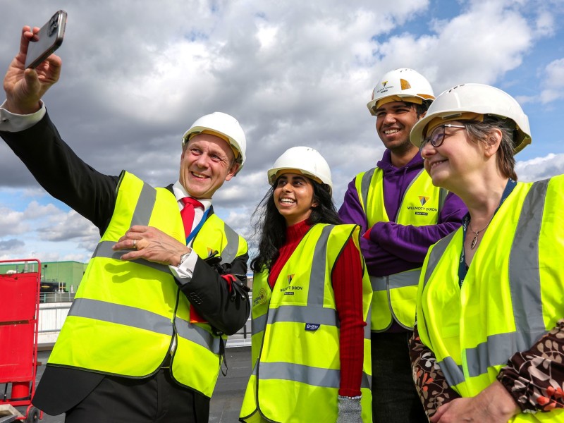 Willmott Dixon's major milestone on Queen Mary University of London building
