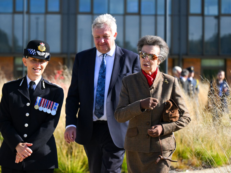 The Princess Royal opens Dorset Police's new sustainable police headquarters